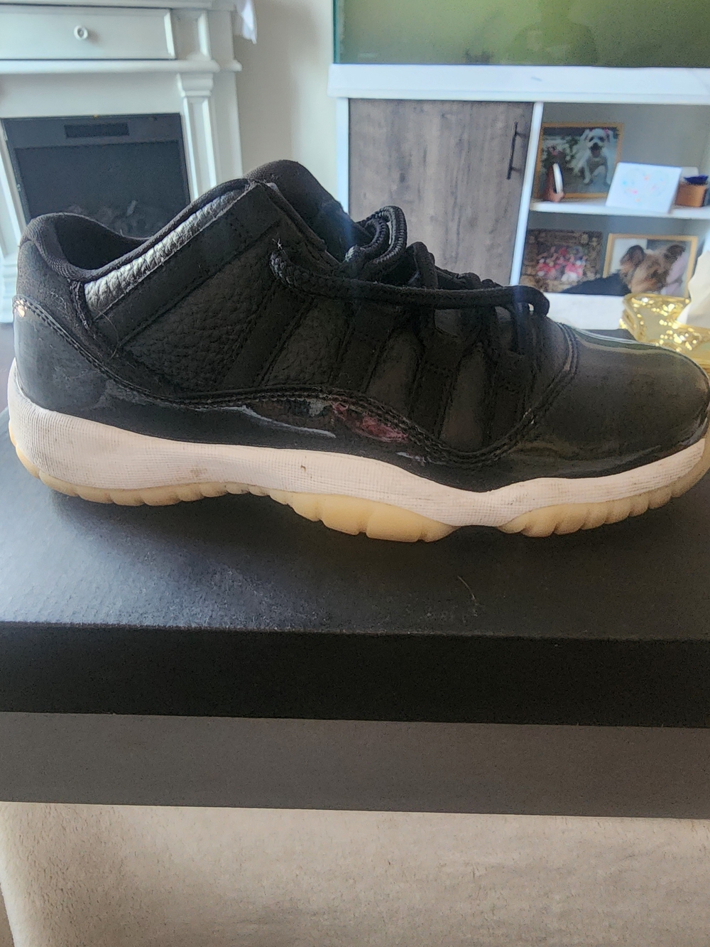 Jordan Air Jordan 11 Retro Low GS in Black and White